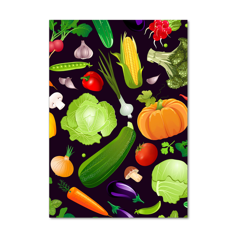 Acrylique tableau Légumes