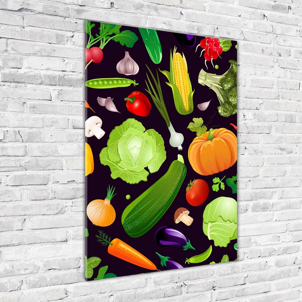 Acrylique tableau Légumes