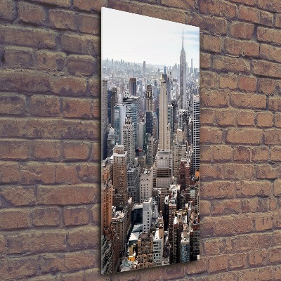 Tableau sur verre acrylique New York City