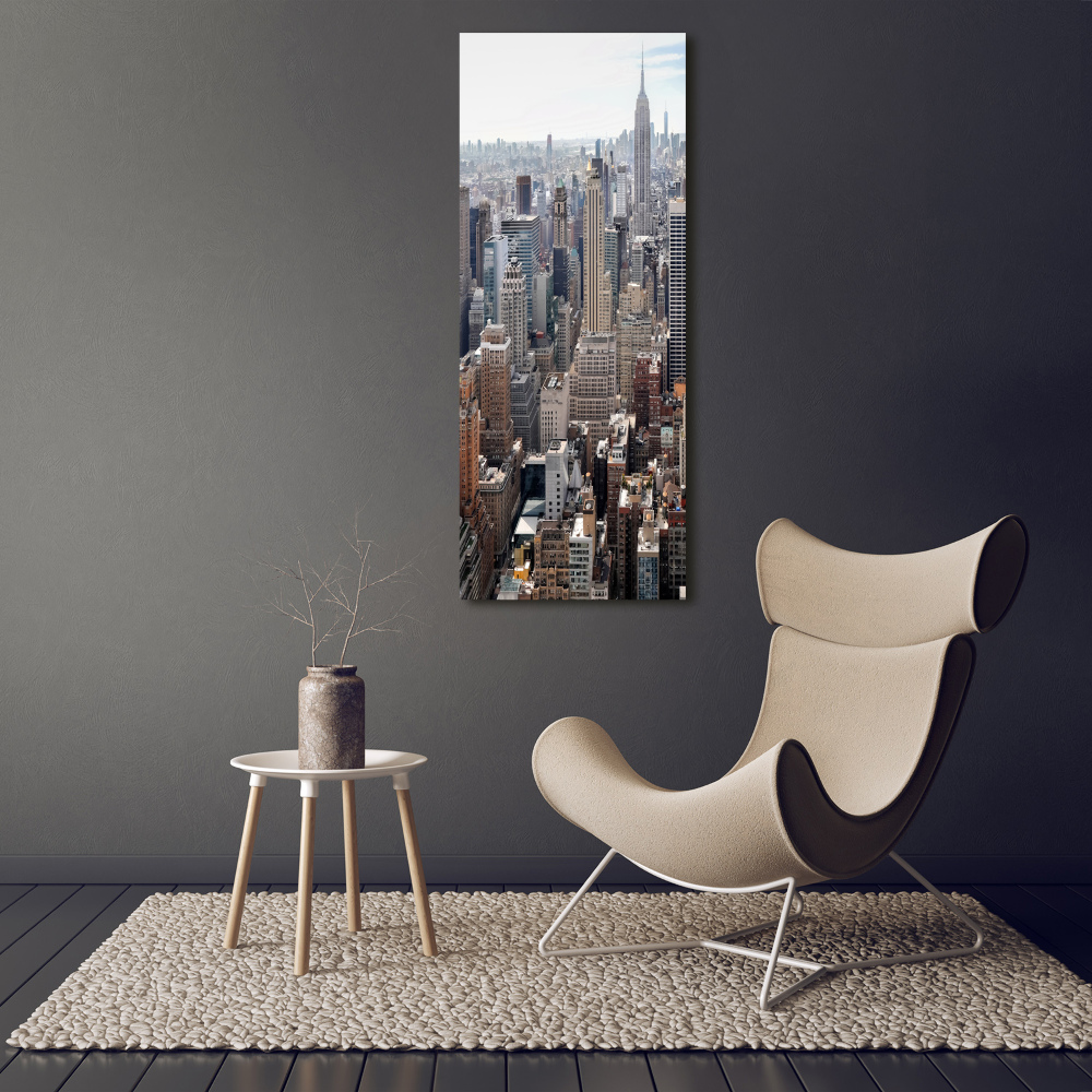 Tableau sur verre acrylique New York City