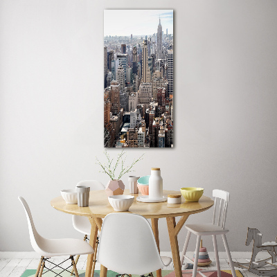 Tableau sur verre acrylique New York City