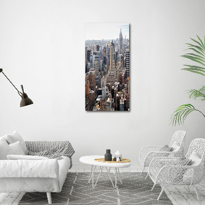 Tableau sur verre acrylique New York City