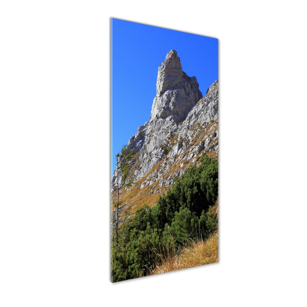 Tableau sur verre acrylique Petites montagnes de Giewont Tatry