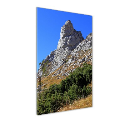 Tableau sur verre acrylique Petites montagnes de Giewont Tatry