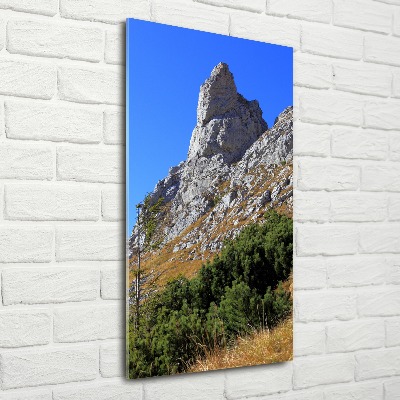 Tableau sur verre acrylique Petites montagnes de Giewont Tatry