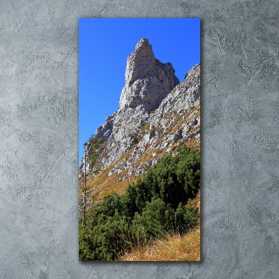 Tableau sur verre acrylique Petites montagnes de Giewont Tatry