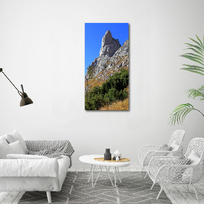 Tableau sur verre acrylique Petites montagnes de Giewont Tatry