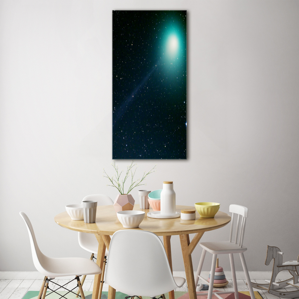 Tableau sur verre acrylique Galaxie