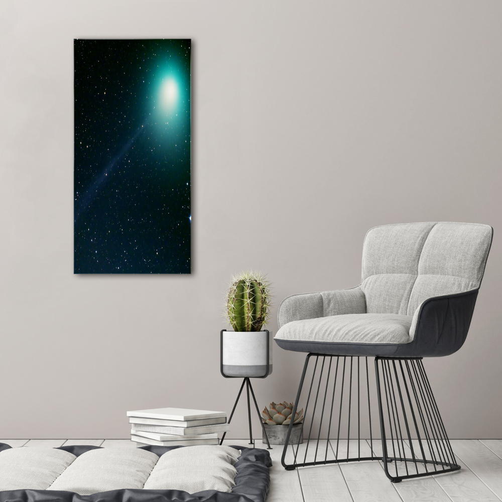 Tableau sur verre acrylique Galaxie