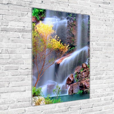 Tableau verre acrylique Cascade