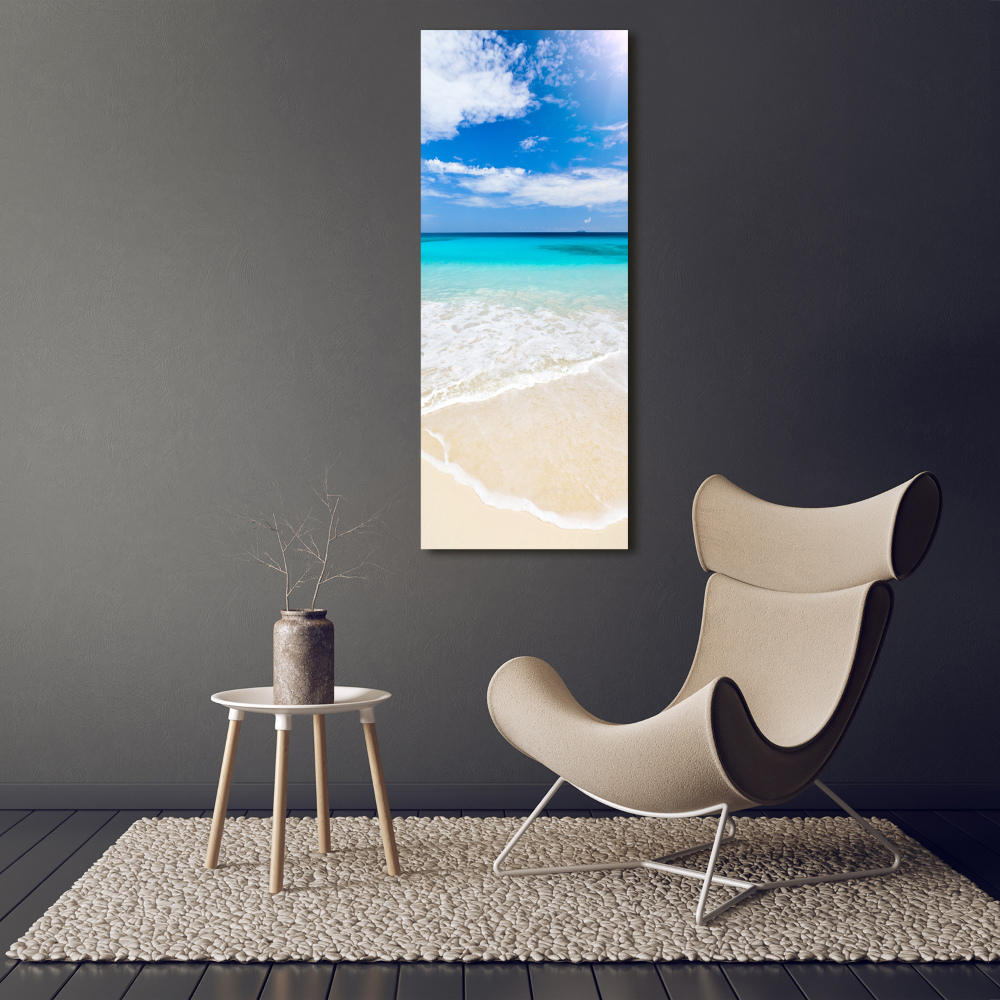 Tableau sur verre acrylique Plage exotique ocean