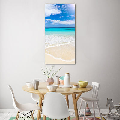 Tableau sur verre acrylique Plage exotique ocean