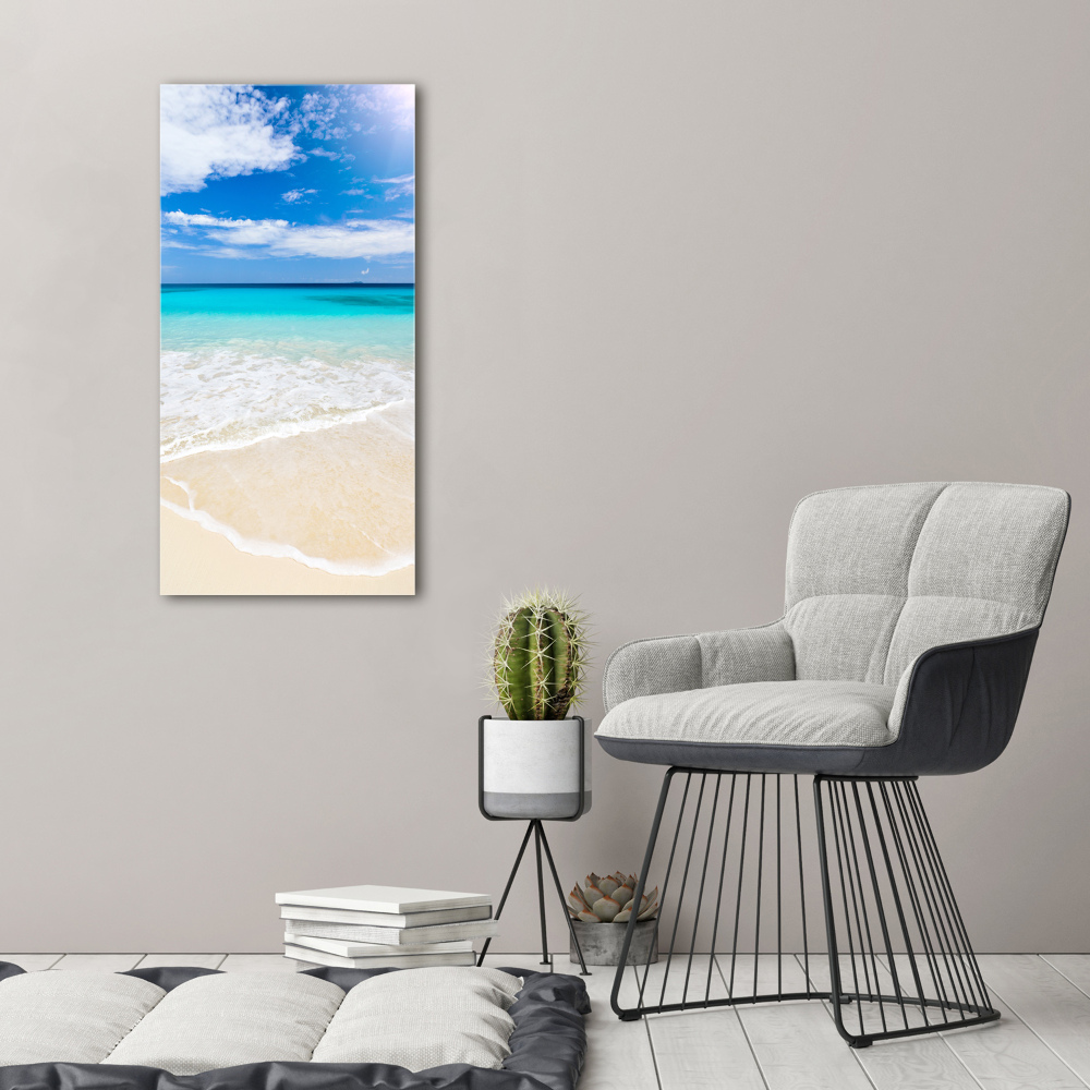 Tableau sur verre acrylique Plage exotique ocean