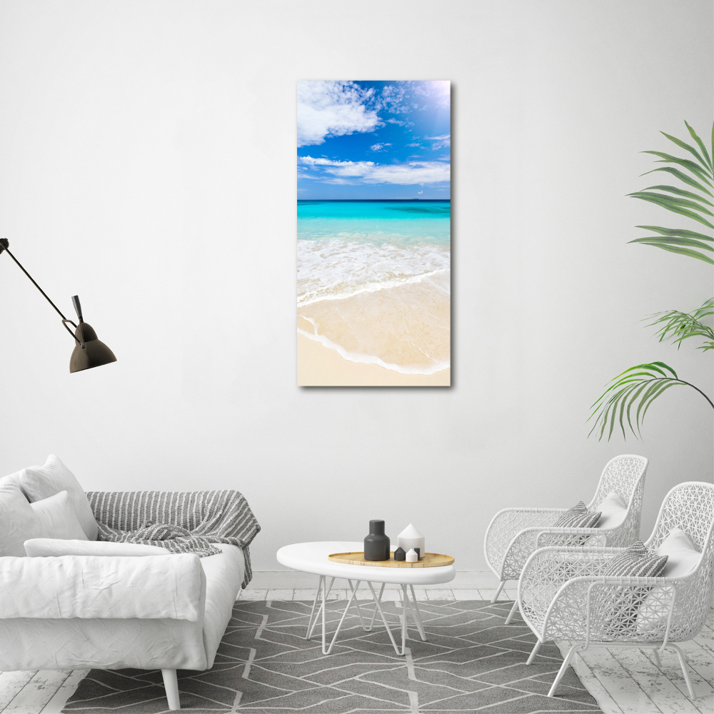 Tableau sur verre acrylique Plage exotique ocean