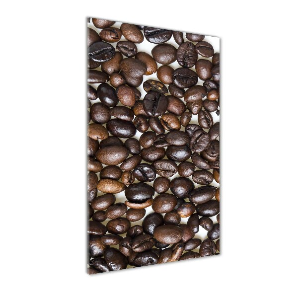 Acrylique tableau Grains de café noir