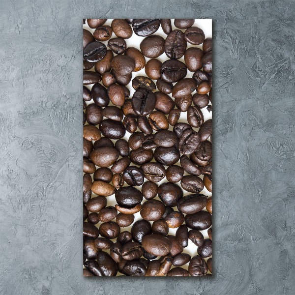 Acrylique tableau Grains de café noir