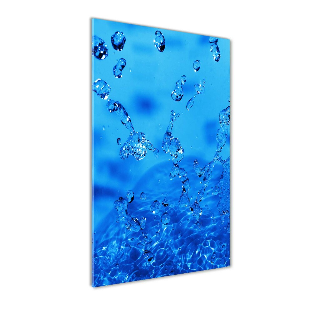 Acrylique tableau Gouttes d'eau