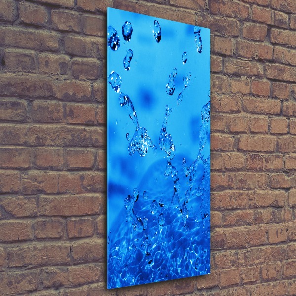 Acrylique tableau Gouttes d'eau