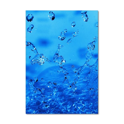 Acrylique tableau Gouttes d'eau