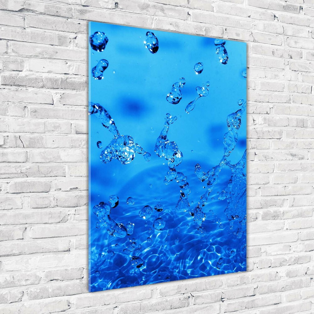 Acrylique tableau Gouttes d'eau