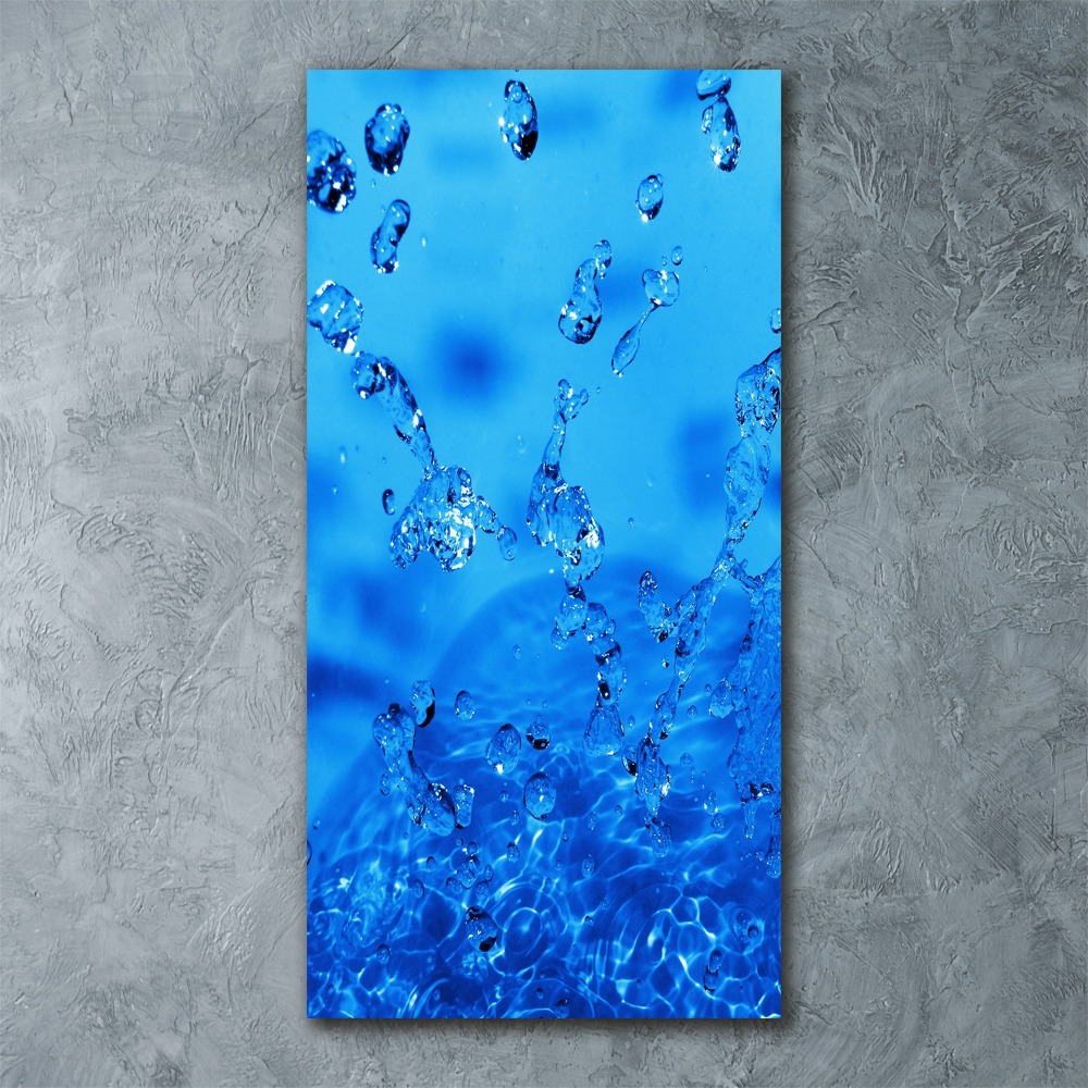 Acrylique tableau Gouttes d'eau