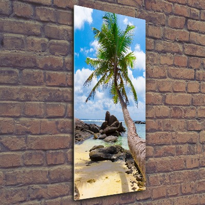 Tableau verre acrylique Plage exotique