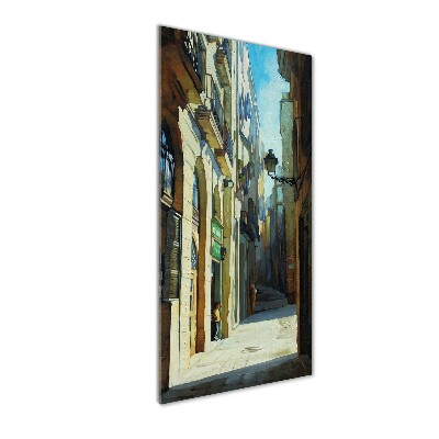 Tableau sur verre acrylique Rues de Barcelone