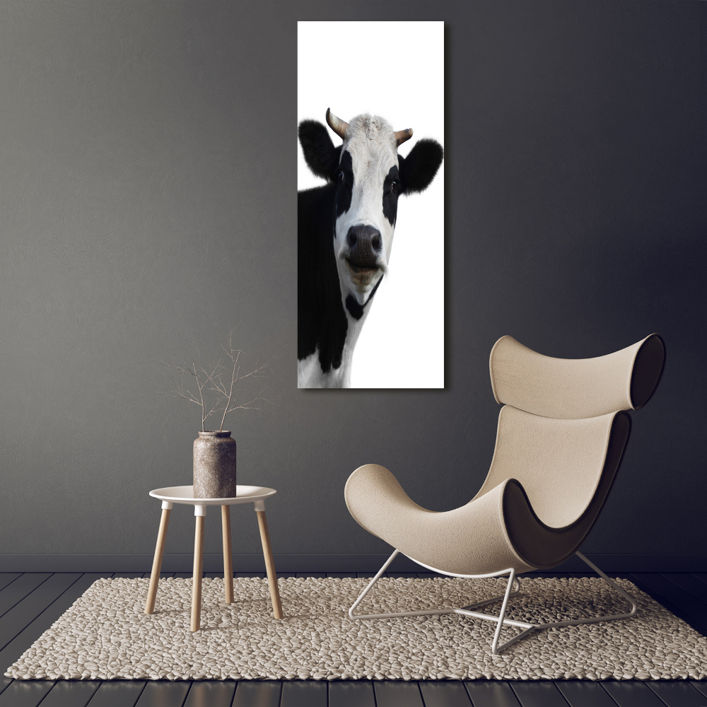 Tableau verre acrylique Vache latine