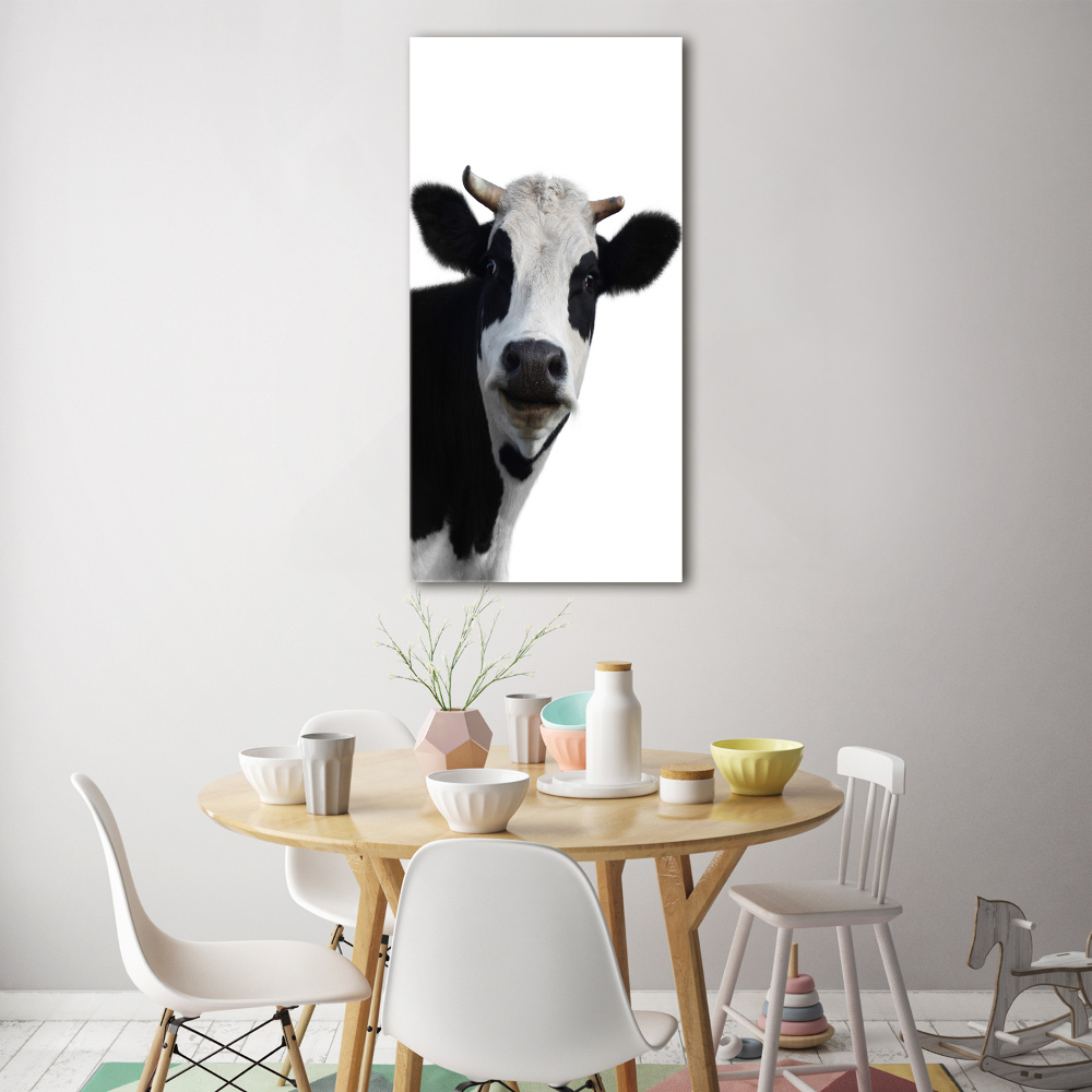 Tableau verre acrylique Vache latine