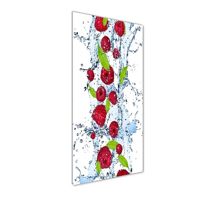 Tableau sur verre acrylique Framboises