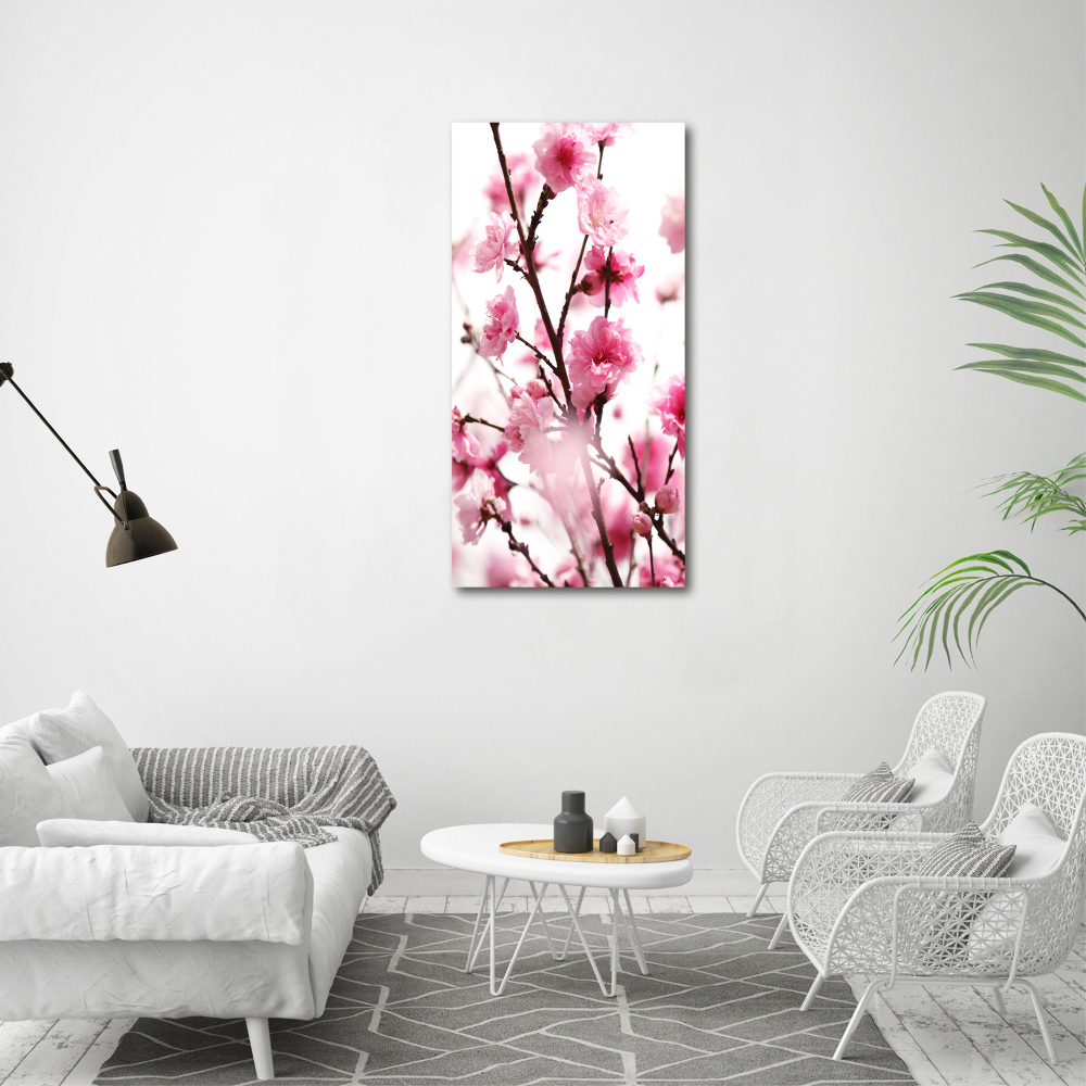 Tableau en acrylique Fleurs de prunier