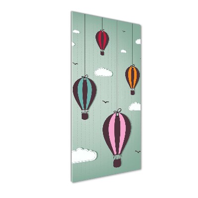 Tableau verre acrylique Ballons volants