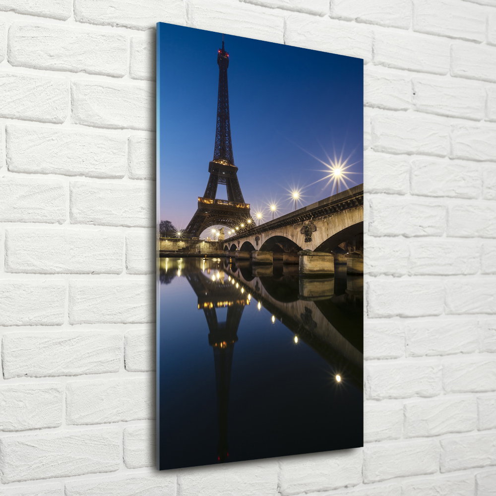 Tableau verre acrylique Architecture Tour Eiffel France