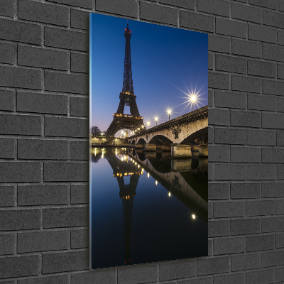 Tableau verre acrylique Architecture Tour Eiffel France