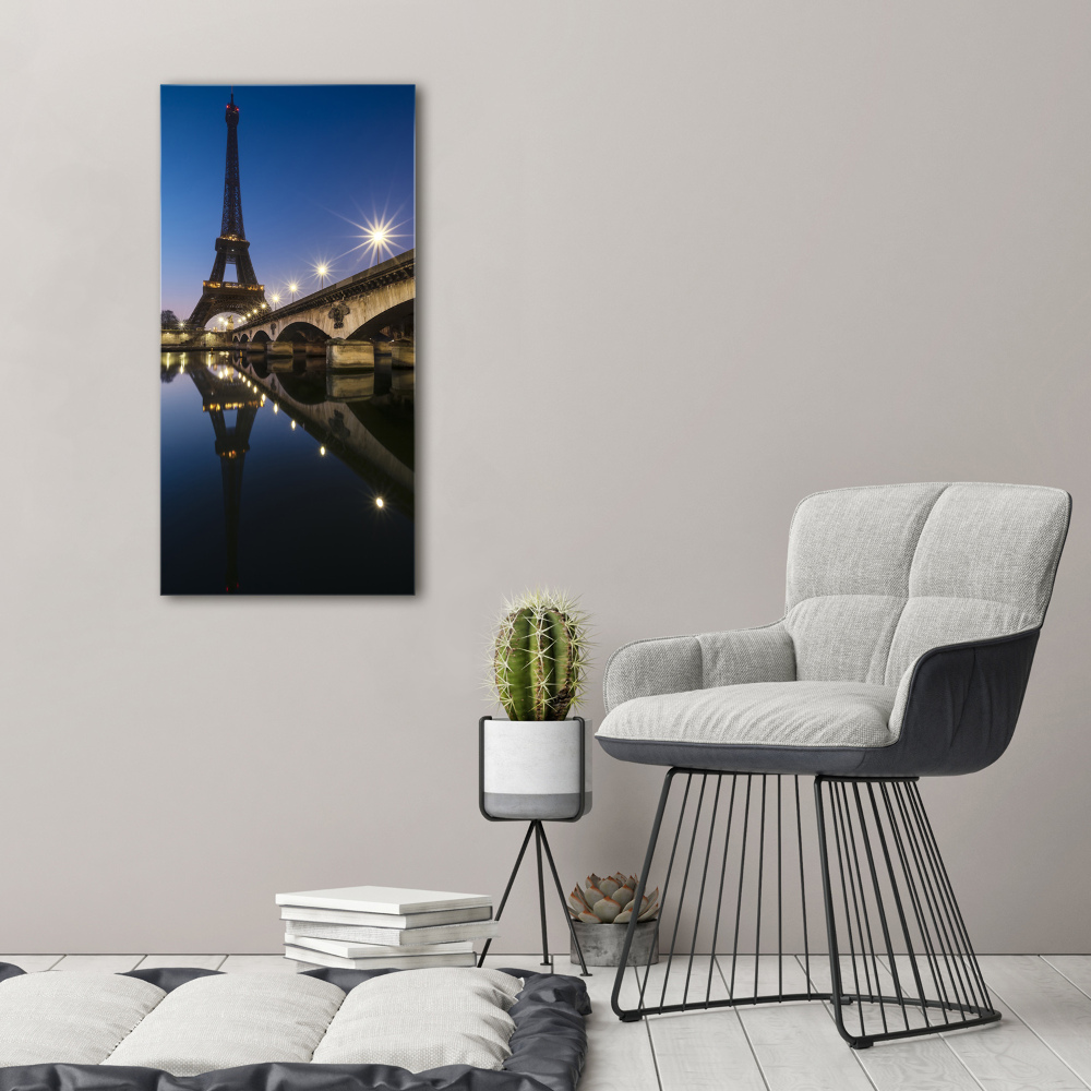 Tableau verre acrylique Architecture Tour Eiffel France