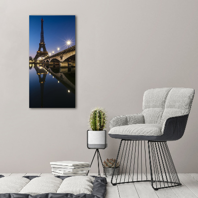 Tableau verre acrylique Architecture Tour Eiffel France