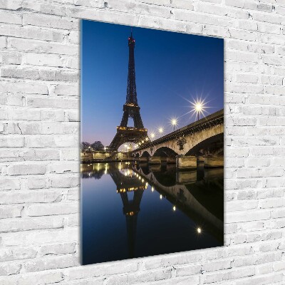 Tableau verre acrylique Architecture Tour Eiffel France