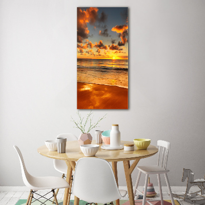 Tableau verre acrylique Plage australienne