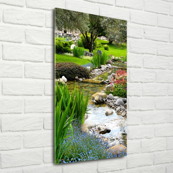 Tableau acrylique Jardin asiatique