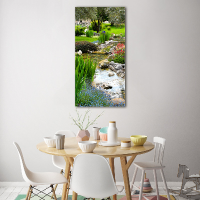 Tableau acrylique Jardin asiatique