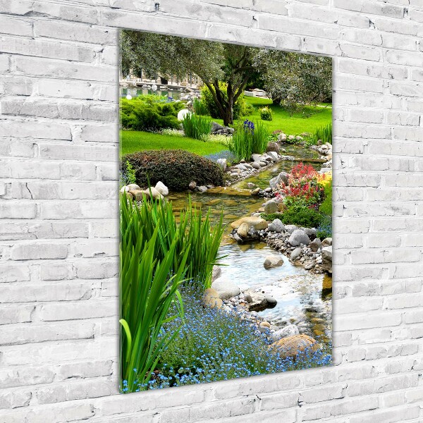 Tableau acrylique Jardin asiatique