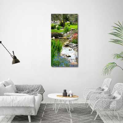 Tableau acrylique Jardin asiatique