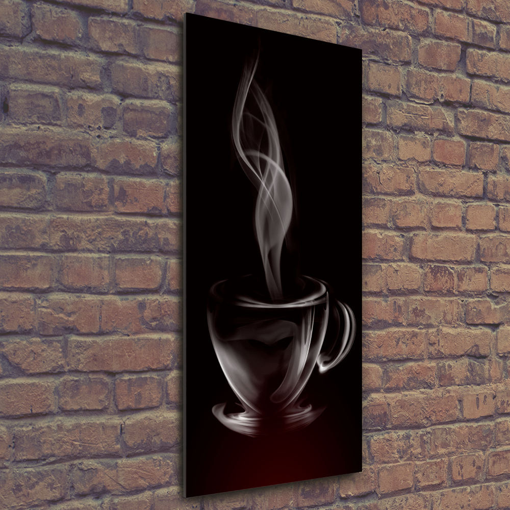 Tableau verre acrylique Café aromatique