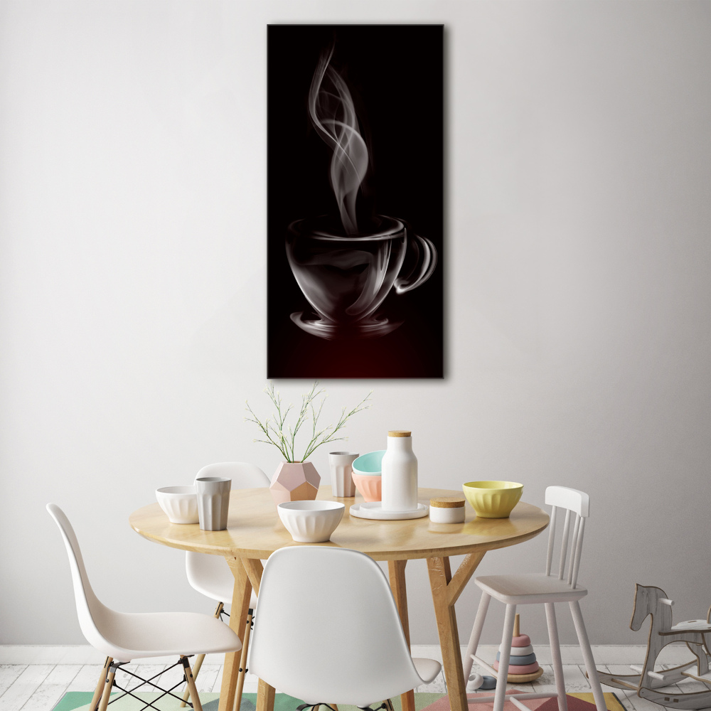 Tableau verre acrylique Café aromatique