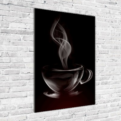 Tableau verre acrylique Café aromatique