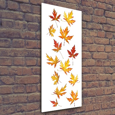 Acrylique tableau Feuilles d'automne