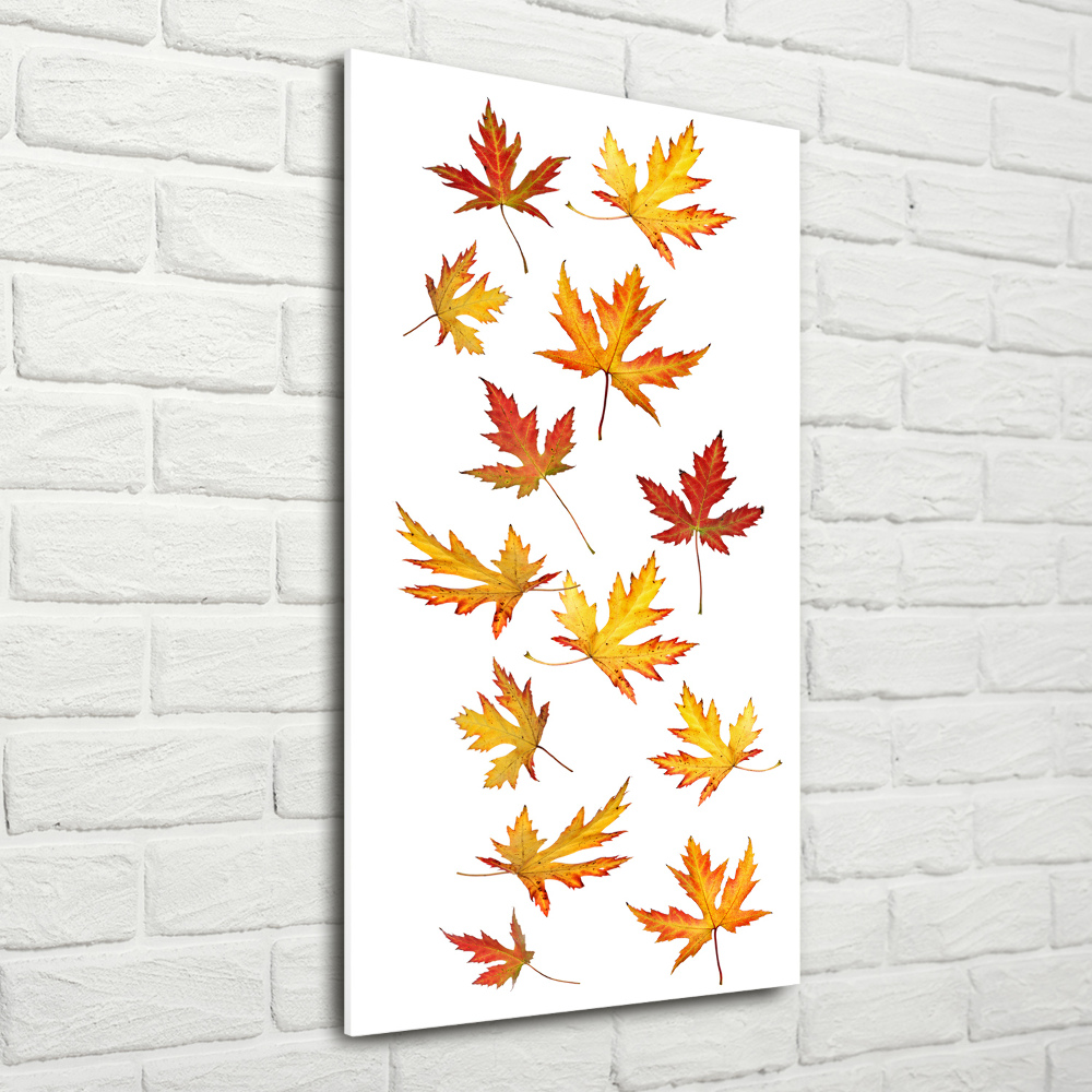 Acrylique tableau Feuilles d'automne