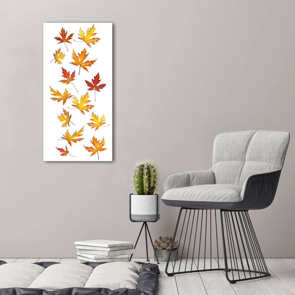 Acrylique tableau Feuilles d'automne