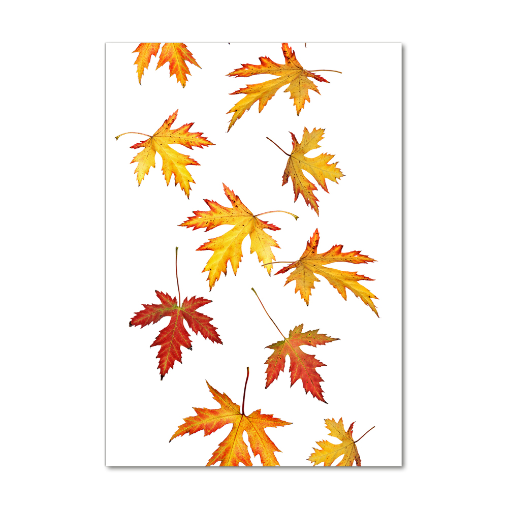 Acrylique tableau Feuilles d'automne