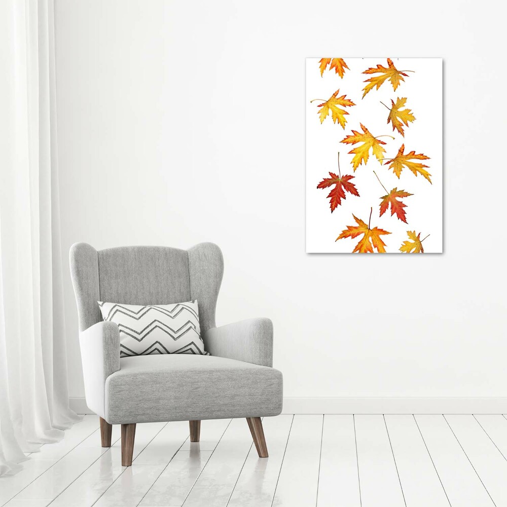 Acrylique tableau Feuilles d'automne